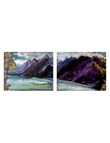 Grand Tetons Diptyph